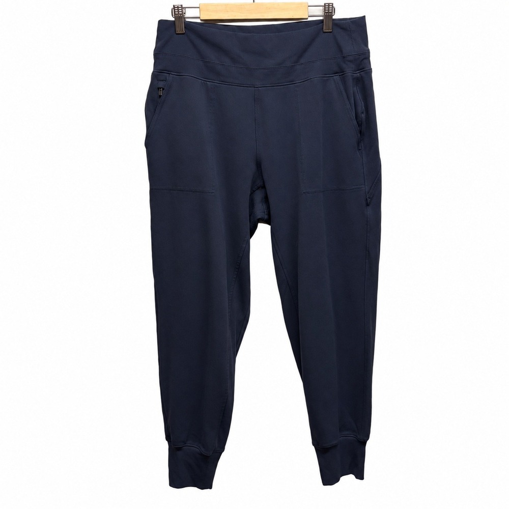 Athleta Venice High Rise Jogger Active Athleisure Outdoor Gorpcore Womens Navy L